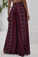 Pantaloni Larghi Marroni Boho Chic | Paradiso Bohemien