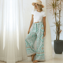Pantaloni Verdi Estivi da donna Boho Chic | Paradiso Bohemien