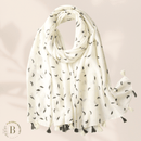 Sciarpa Bianca Donna Boho | Paradiso Bohemien