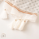 Sciarpa Chabby Chic con nappe | Paradiso Bohemien