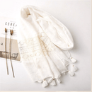 Sciarpa in Pizzo Bianco Boho donna | Paradiso Bohemien