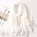 Sciarpa in Pizzo Bianco Boho | Paradiso Bohemien