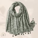 Sciarpa Verde Donna Boho | Paradiso Bohemien