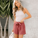 Shorts Borgogna Larghi Boho | Paradiso Bohemien