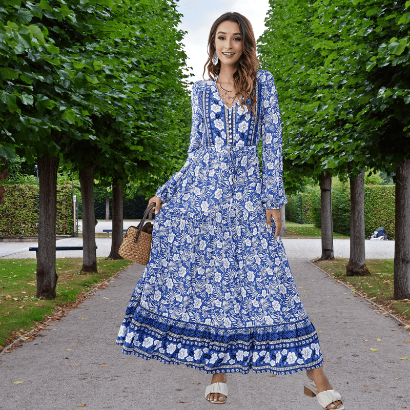 Vestiti 2025 lunghi blu