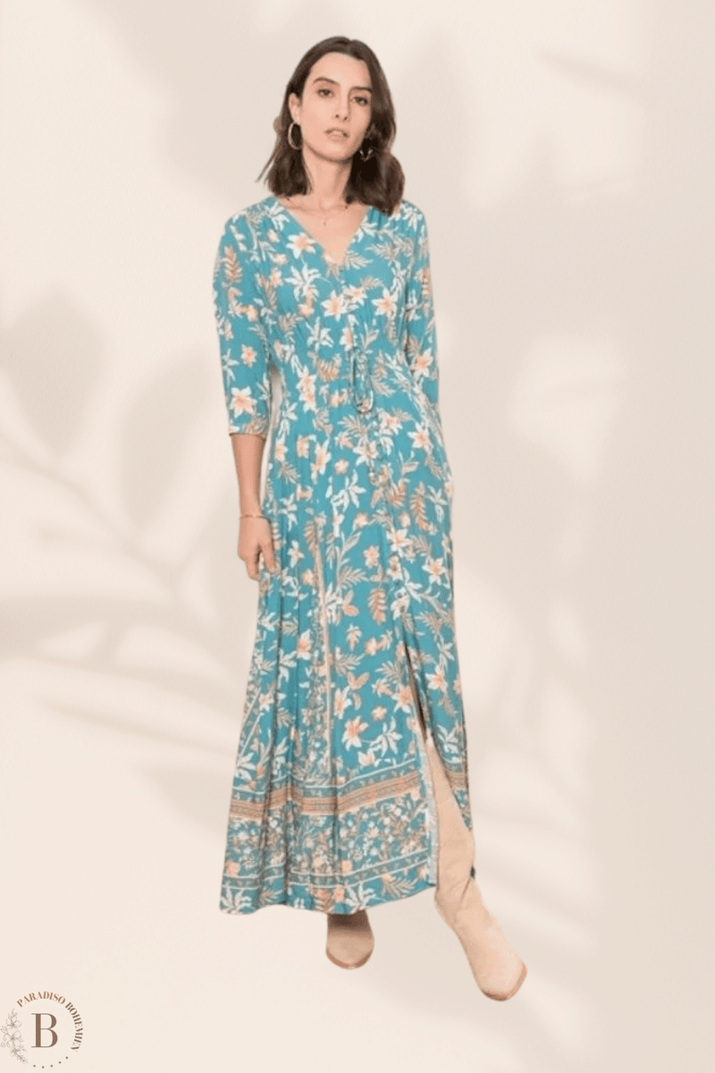 Vestito 2025 azzurro donna