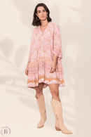 Vestito a Fiori Corto | Paradiso Bohemien