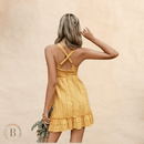 Vestito Balze Country giallo | Paradiso Bohemien