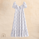 Vestito Bianco a Fiori in stile Boho | Paradiso Bohemien