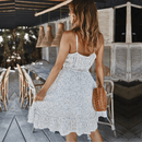 Vestito Bianco a Pois Neri estivo | Paradiso Bohemien