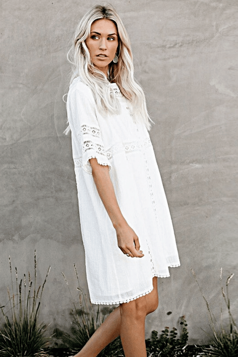 Vestito Bianco Boho | Paradiso Bohemien
