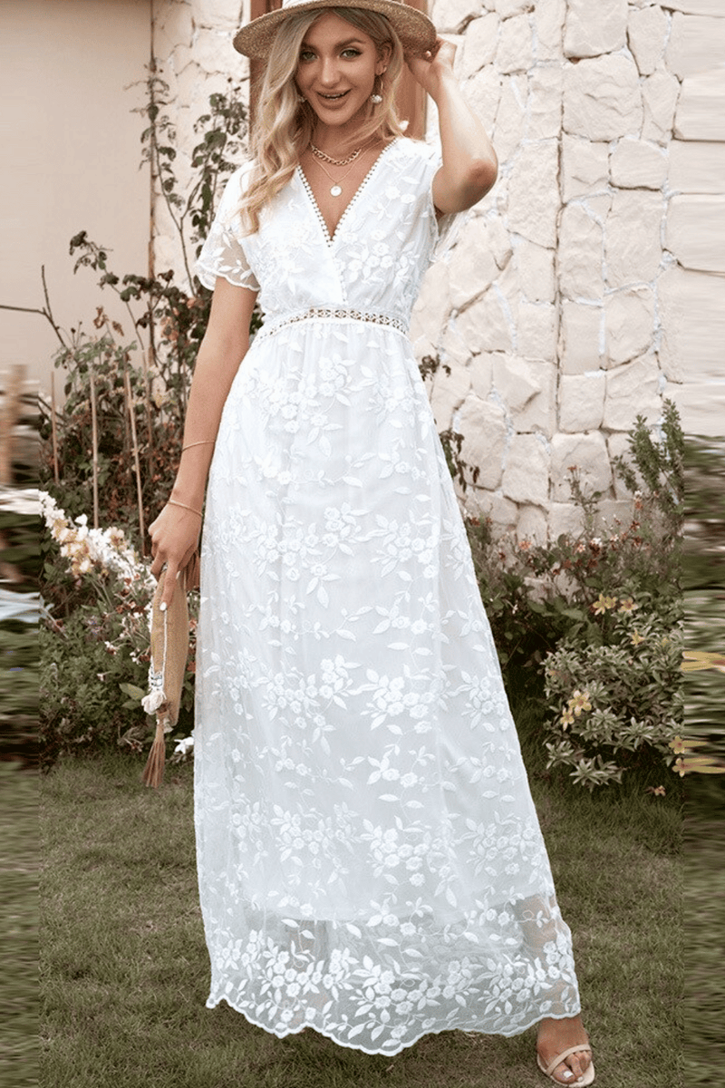 Vestito da Cerimonia  Bianco | Paradiso Bohemien