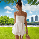 Vestito Bianco Corto Estivo | Paradiso Bohemien