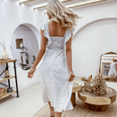 Vestito Bianco Elegante Cerimonia | Paradiso Bohemien