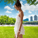 Vestito Bianco Estivo Corto Bohemien | Paradiso Bohemien