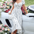 Vestito Bianco a Fiori Boho Chic | Paradiso Bohemien