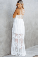 Vestito Bianco Pizzo Boho | Paradiso Bohemien