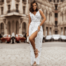 Vestito Bianco Lungo  Cerimonia Boho | Paradiso Bohemien