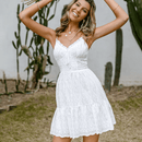 Vestito Bianco Traforato Boho Chic | Paradiso Bohemien