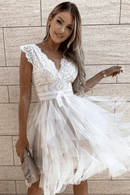 Vestito Bianco in Tulle | Paradiso Bohemien