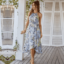 Vestito Blu a Fiori Bohemien | Paradiso Bohemien