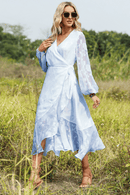 Vestito Blu a Maniche Lunghe | Paradiso Bohemien