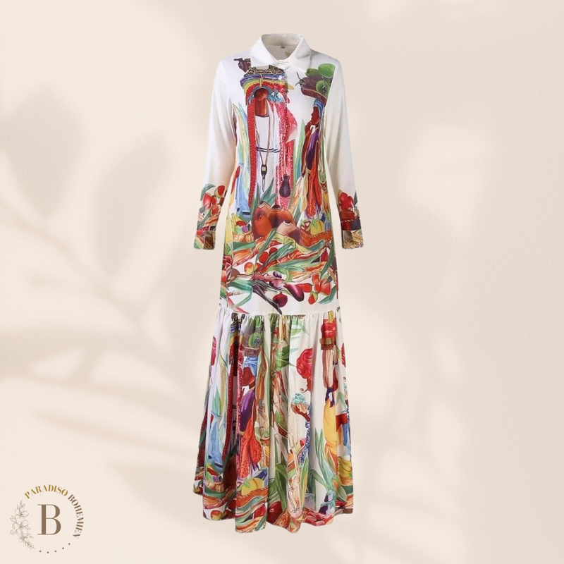 Abito 2025 lungo camicia