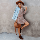 Vestito Cocktail Ampio Fiorito Boho | Paradiso Bohemien