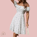 Vestito Country Chic con stampa Floreale | Paradiso Bohemien