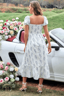 Abito Bianco Estivo con Fiori | Paradiso Bohemien