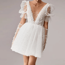 Vestito da Sposa Boho Chic Corto