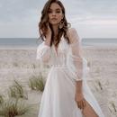 Vestito da Sposa Maniche Lunghe Boho Chic