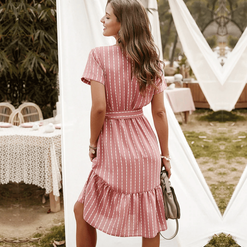 Vestito Damigella Rosa Antico Paradiso Bohemien