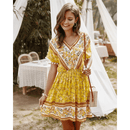 Vestito Giallo Corto | Paradiso Bohémien