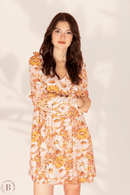 Vestito Floreale Corto Scollo a V | Paradiso Bohemien