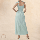 Vestito a Quadretti con spalline per Donna in Stile Country  | Paradiso Bohemien