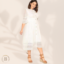 Abito Bianco Taglie Forti | Paradiso Bohemien