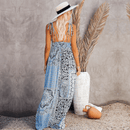 Vestito Lungo Blu Boho Chic | Paradiso Bohemien