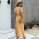 Vestito Lungo Estivo Giallo à Fiori