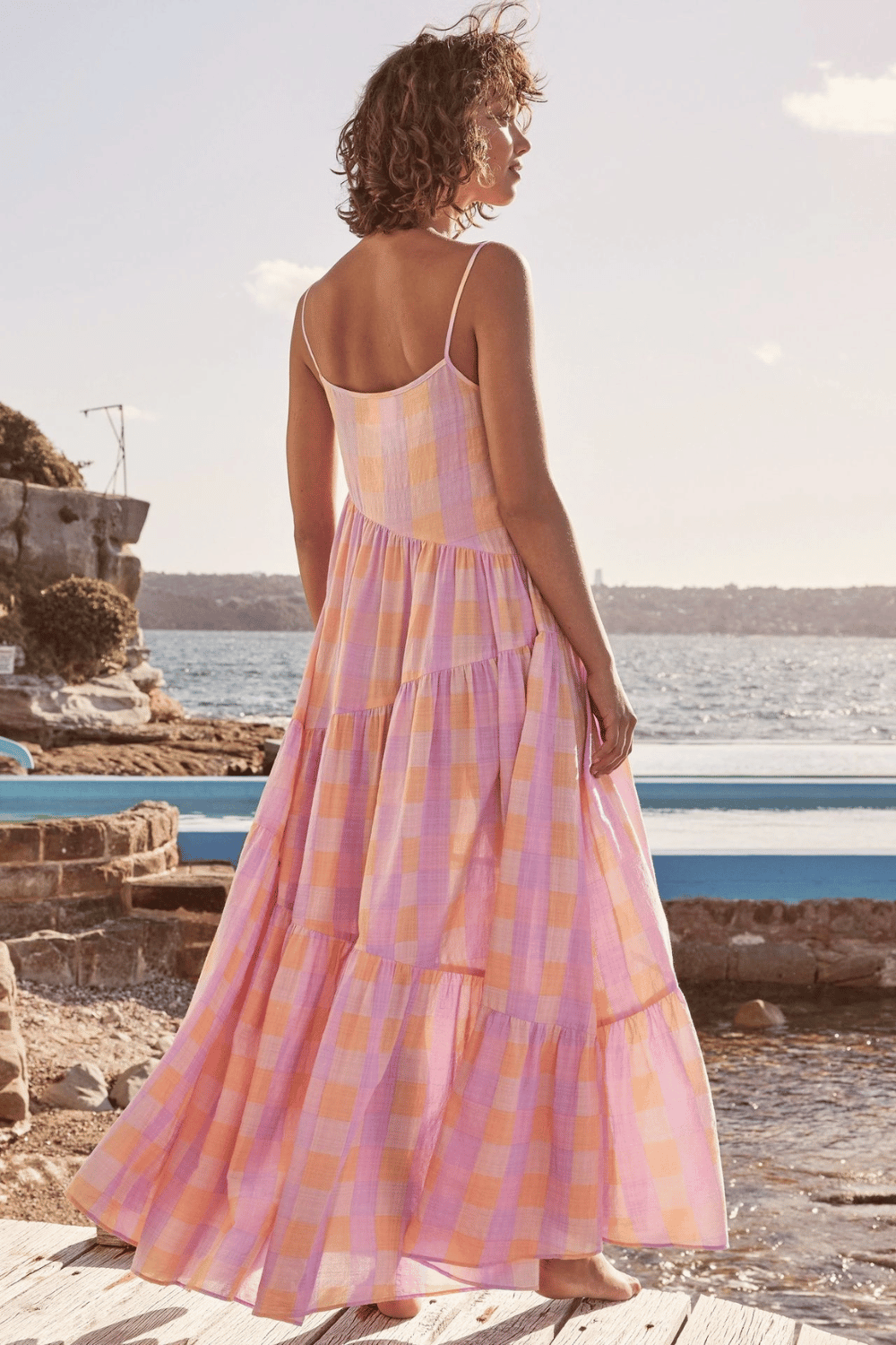 Vestito Lungo Estivo Rosa Boho | Paradiso Bohemien