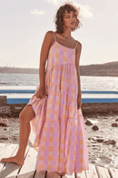 Vestito Lungo Estivo Rosa | Paradiso Bohemien