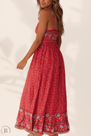 Vestito Lungo Fantasia Floreale da Donna  | Paradiso Bohemien