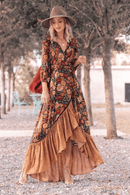 Vestito Lungo Gipsy a Fiori | Paradiso Bohemien