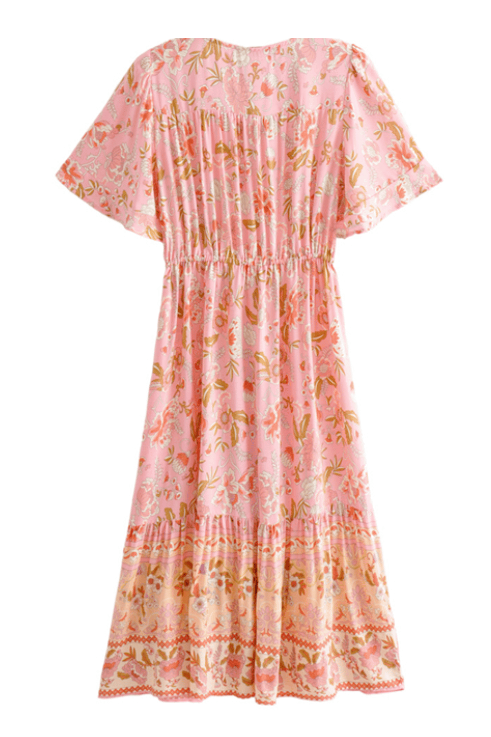 Vestito Lungo Rosa Antico Boho | Paradiso Bohemien