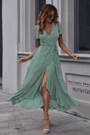 Vestito Lungo Verde Bohemien | Paradiso Bohemien