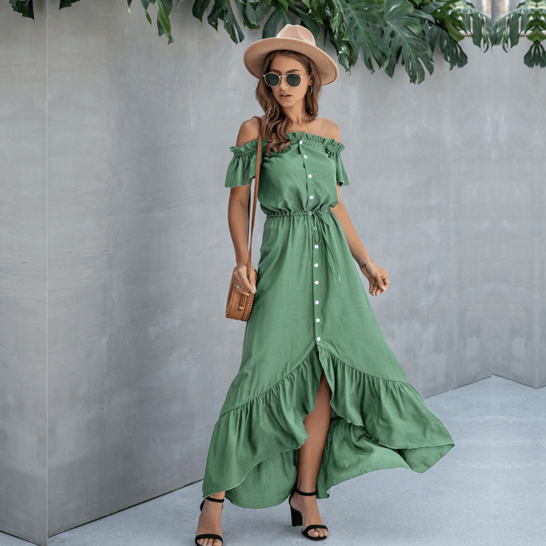 Vestito Lungo Verde Smeraldo |  | Paradiso Bohemien