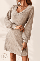 Vestito Maxi Maglione Maniche Lunghe | Paradiso Bohemien