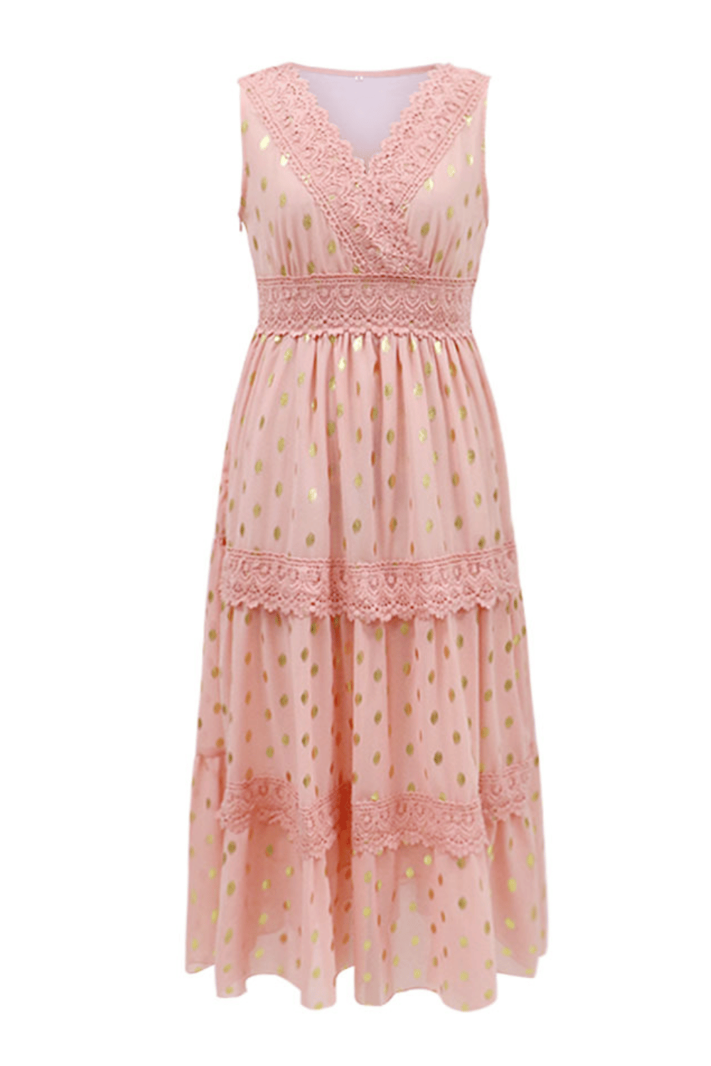 Vestito Rosa Lungo Boho | Paradiso Bohemien