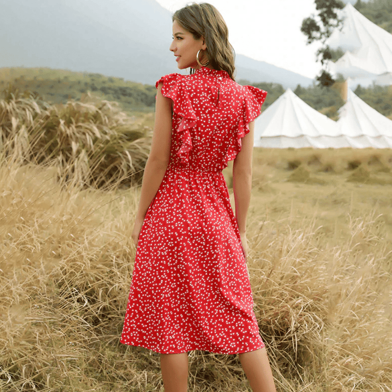 Vestito rosso 2025 pois bianchi