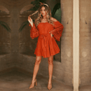 Vestito Rosso da sera Corto Pizzo